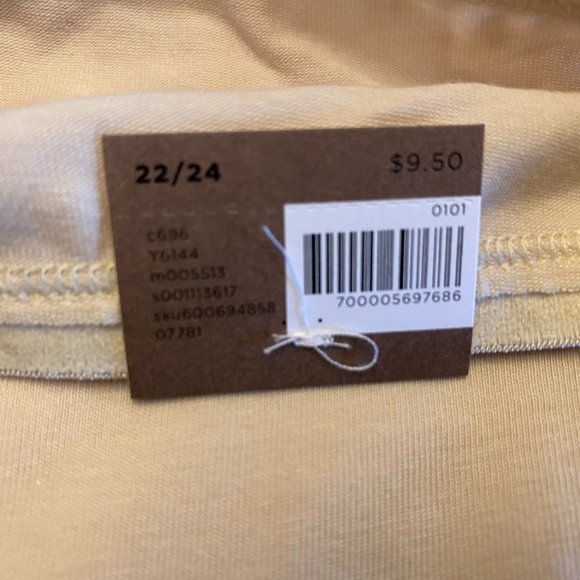 2 NWT Cacque (Lane Bryant) High-Cut Cotton Panties Plus Size 22/24 - Picture 3 of 4